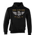 Perran Pistons Biker Hoody Hoodie Classic Hot rod Biker Flying Piston Cornwall